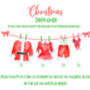 Personalised Santa Outfit Family Print, thumbnail 2 of 2