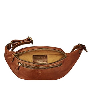 Luxury Italian Leather Bum Bag. 'The Centolla', 10 of 12