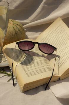 Black Traditional Style Sunglasses, 4 of 6