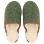 Lambswool And Sheepskin Men's Slippers, thumbnail 4 of 9