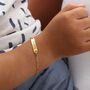 Personalised 9ct Gold Christening Bracelet With Photobox, thumbnail 3 of 6