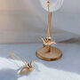 Origami Cranes Earrings, thumbnail 2 of 6