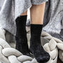 Chenille Knitted House Socks, thumbnail 7 of 11