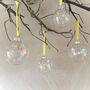 Citrus Baubles Set Of Six Yellow And Orange Baubles Bright Christmas Decor, thumbnail 7 of 7