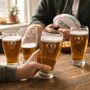 Personalised Engraved Beer Glass Gift For Rugby Fans, thumbnail 3 of 12