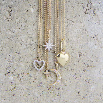 14ct Gold And Diamond Charm Necklaces, 10 of 11