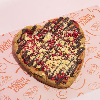 Mother's Day Vegan Message Cookie Heart, 2 of 4