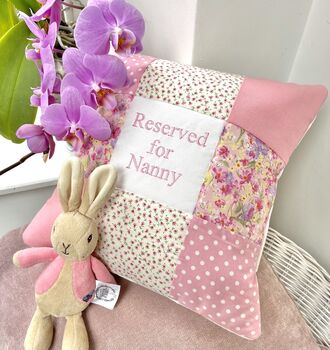 Reserved For Nanny Cushion Peach And Raspberry, 2 of 7