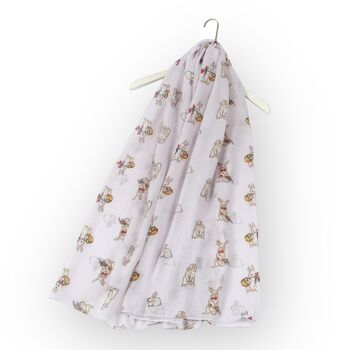 Bunny Rabbit Sketches Scarf, 2 of 6