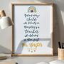 Behind Every Child Print Personalised Teacher Gift, thumbnail 3 of 12