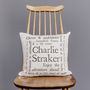Personalised Quote Typography Cushion Cover, thumbnail 1 of 5