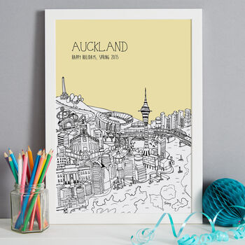 Personalised Auckland Print, 8 of 10