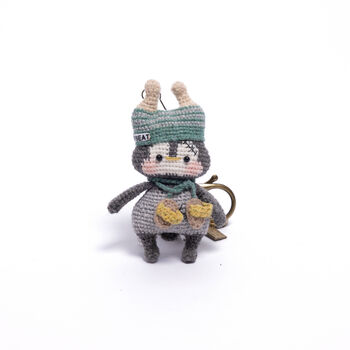Shetland Wool Circus Amigurumi Bag Charm Collection, 3 of 6