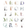 Personalised Ethereal Woodland Initial Nursery Print, thumbnail 5 of 6