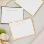Mr And Mrs Wedding Guestbook Prompt Cards, thumbnail 1 of 4