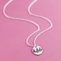 Sterling Silver Engraved Name Necklace, thumbnail 6 of 12