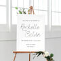A3 Wedding Welcome Sign My Type, thumbnail 1 of 3
