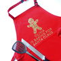 Personalised Kids Gingerbread Christmas Apron, thumbnail 2 of 2