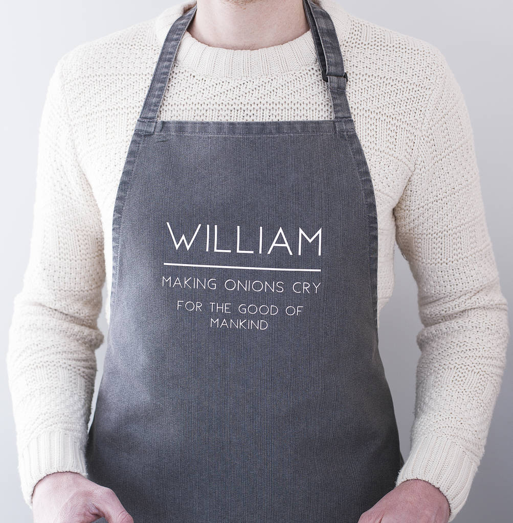 Personalised Name Bbq Apron, 1 of 6