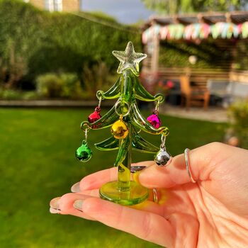 Handmade Glass Tree With Baubles, 5 of 5