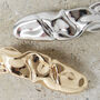 Gold Or Silver Ripple Hair Barrette, thumbnail 5 of 7