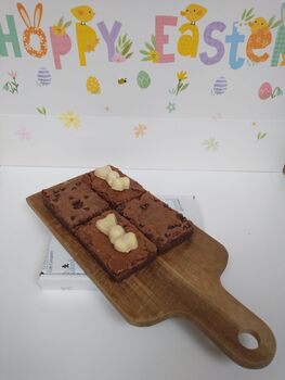 Four Bunny Easter Brownie Letterbox Gift, 5 of 6