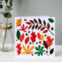 Autumn Leaves Greetings Card, thumbnail 1 of 8