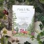 Forest Flat Evening Invitations And Envelopes, thumbnail 5 of 5