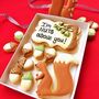 Personalised I'm Nuts About You! Letterbox Cookie Gift, thumbnail 1 of 4
