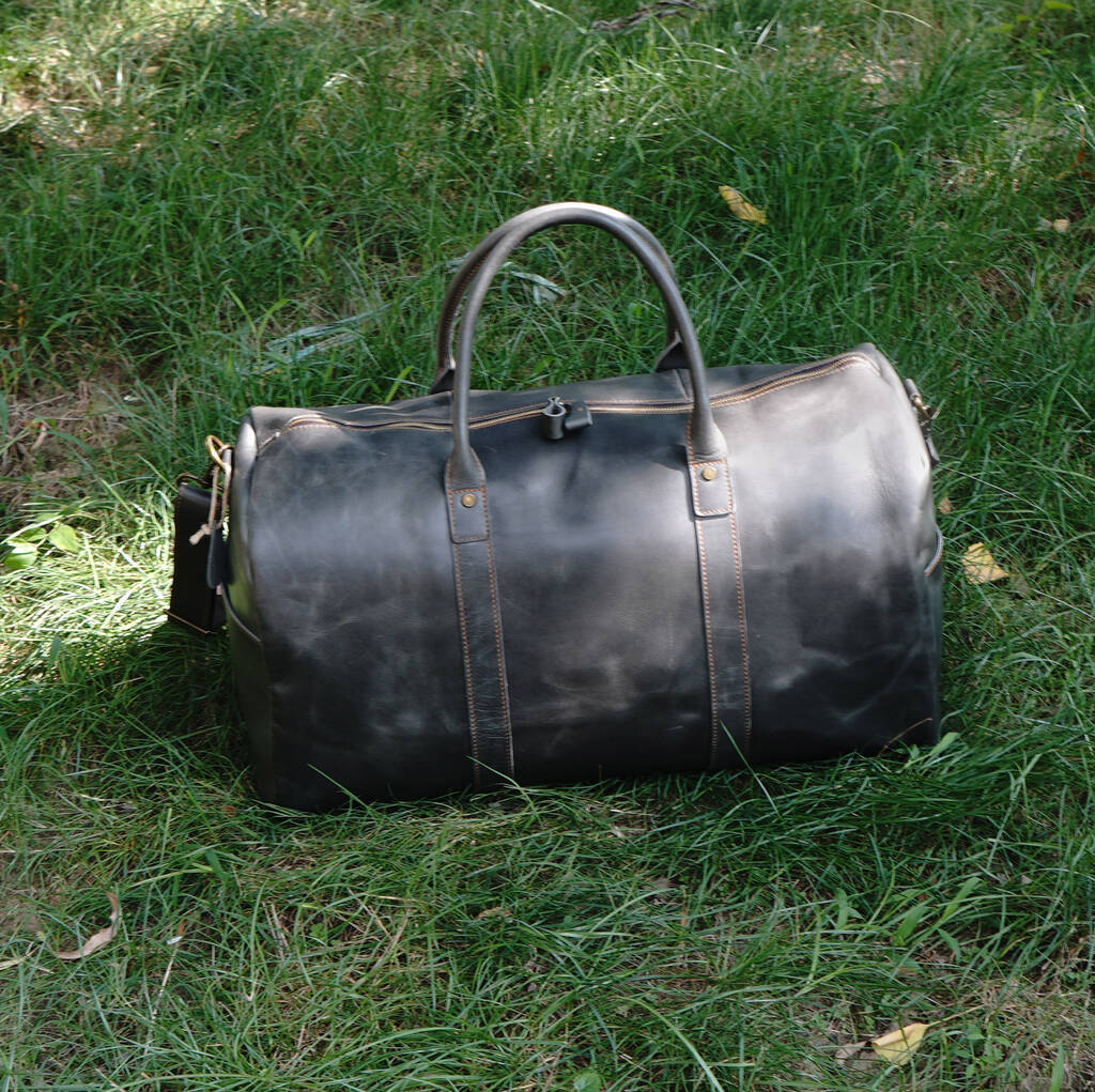 Genuine Leather Holdall By EAZO | notonthehighstreet.com