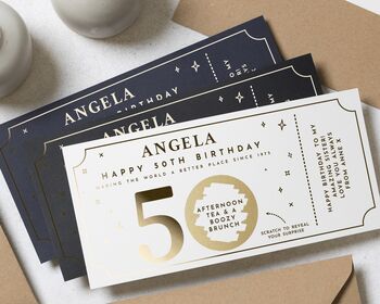 50th Birthday Gift Voucher, 2 of 9