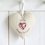 Personalised 18th Birthday Hanging Heart Gift For Her, thumbnail 9 of 11