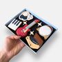 Personalised Music Lover Iced Biscuits Father's Day Letterbox Gift, thumbnail 3 of 11