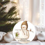 1st Christmas Snowman Bauble, thumbnail 2 of 5