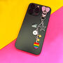 Personalised Pride Rainbow Heart Accessory Charm For Kindle, E Reader, Laptop And iPad, thumbnail 2 of 7