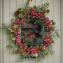 Traditional Winter Berry Door Wreath, thumbnail 1 of 7