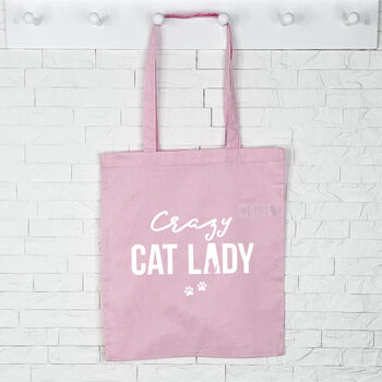 Crazy Cat Lady Tote Bag, 3 of 6