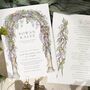 Regency Wisteria Wedding Invitation Suite, thumbnail 1 of 7