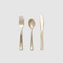 Metallic Gold Party Cutlery, thumbnail 1 of 2