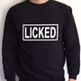 'Licked' Slogan Sweatshirt, thumbnail 2 of 3