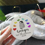 Baby First Christmas Rainbow Penguin Decoration, thumbnail 4 of 9
