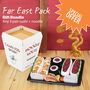 Novelty Gift Socks Gift Bundle Pack:Noodle+Three Pair Sushi Socks Box, thumbnail 1 of 12