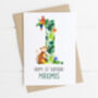 Personalised Children's Birthday Card Jungle Monkey, thumbnail 3 of 8