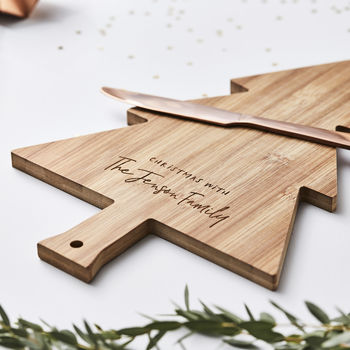 Christmas Personalised Wooden Chopping Board, 9 of 10