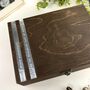 Personalised Aluminium Message Wooden Jewellery Box, thumbnail 7 of 12