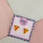 Pizza Slice Glitter Stud Earrings / Fun Food Jewellery / Gift For Her / Pizza Party Jewellery, thumbnail 3 of 5