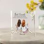 Personalised Best Friend Friendship Gift Daisy Acrylic Block, thumbnail 1 of 5