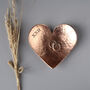 22nd Anniversary Gift Heart Shaped Copper Dish, thumbnail 4 of 8