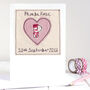 Personalised New Baby Or Christening Card For Girls, thumbnail 1 of 12