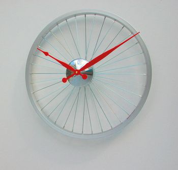 Cyclists Bike Clock And Cufflinks Set, 5 of 6